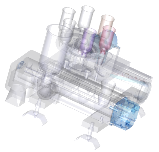 原料混合装置设备3D模型